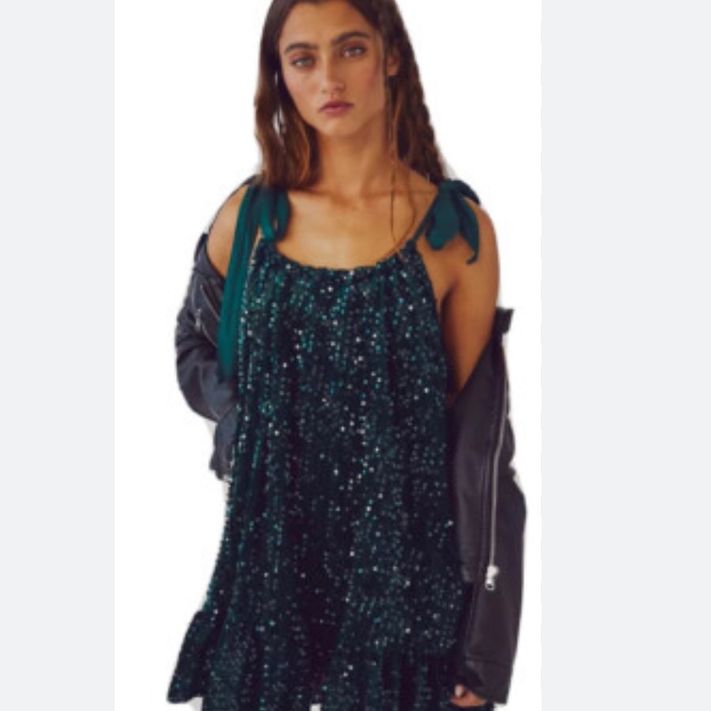 Free People Nova Sequin Dress XS